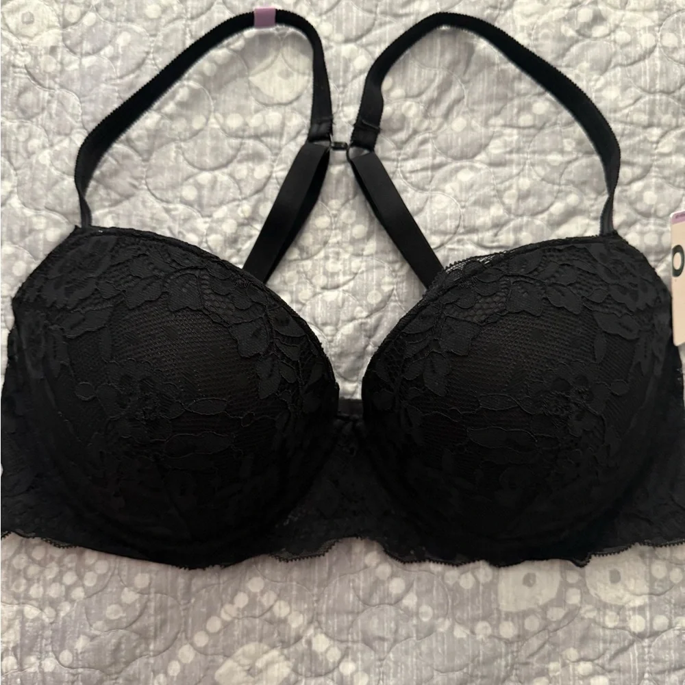 🦄 SO 36D Black Lace Women's Bra - Picture 2 of 5